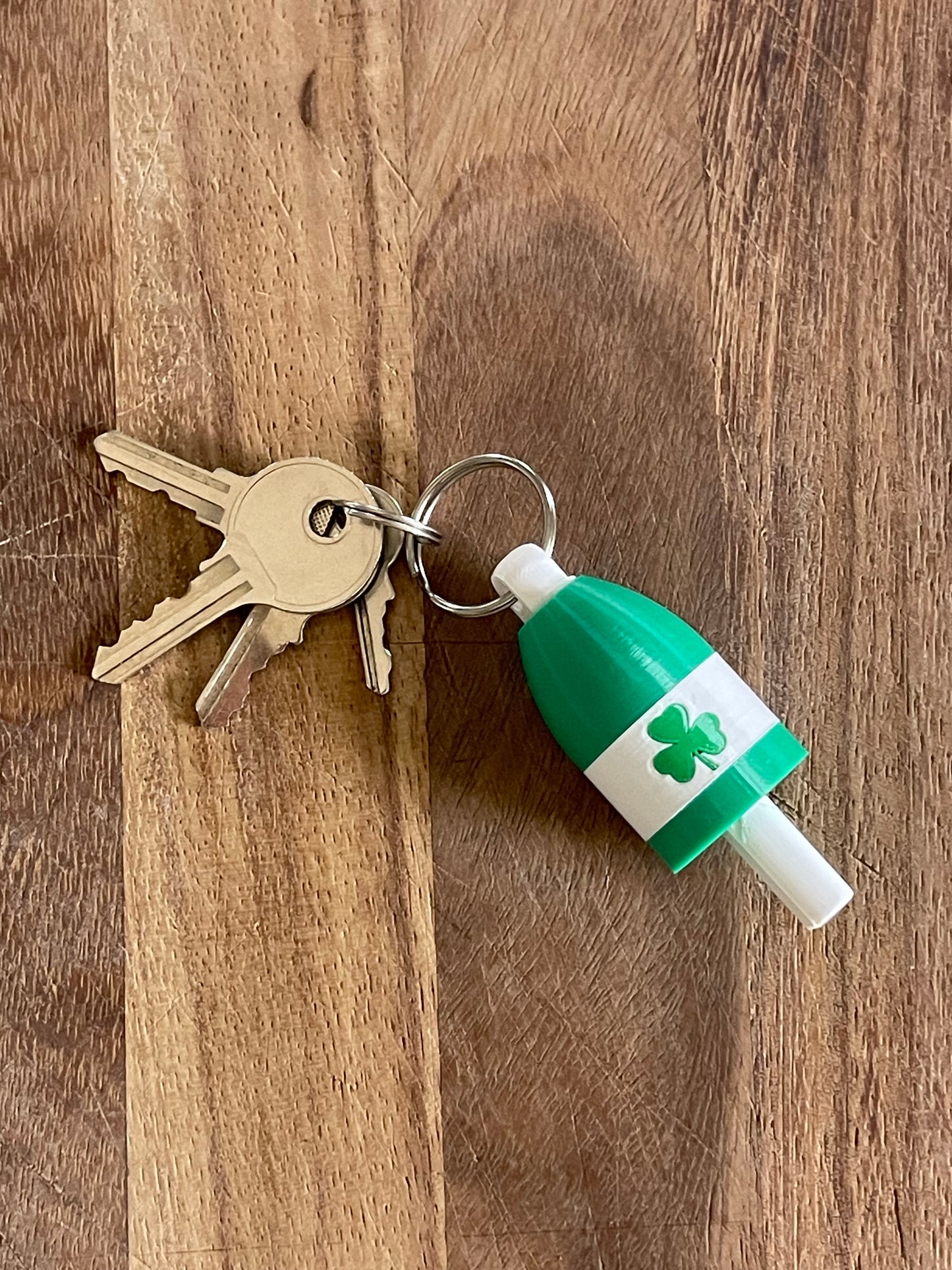 Boston Basketball Keychain Buoy (Green)