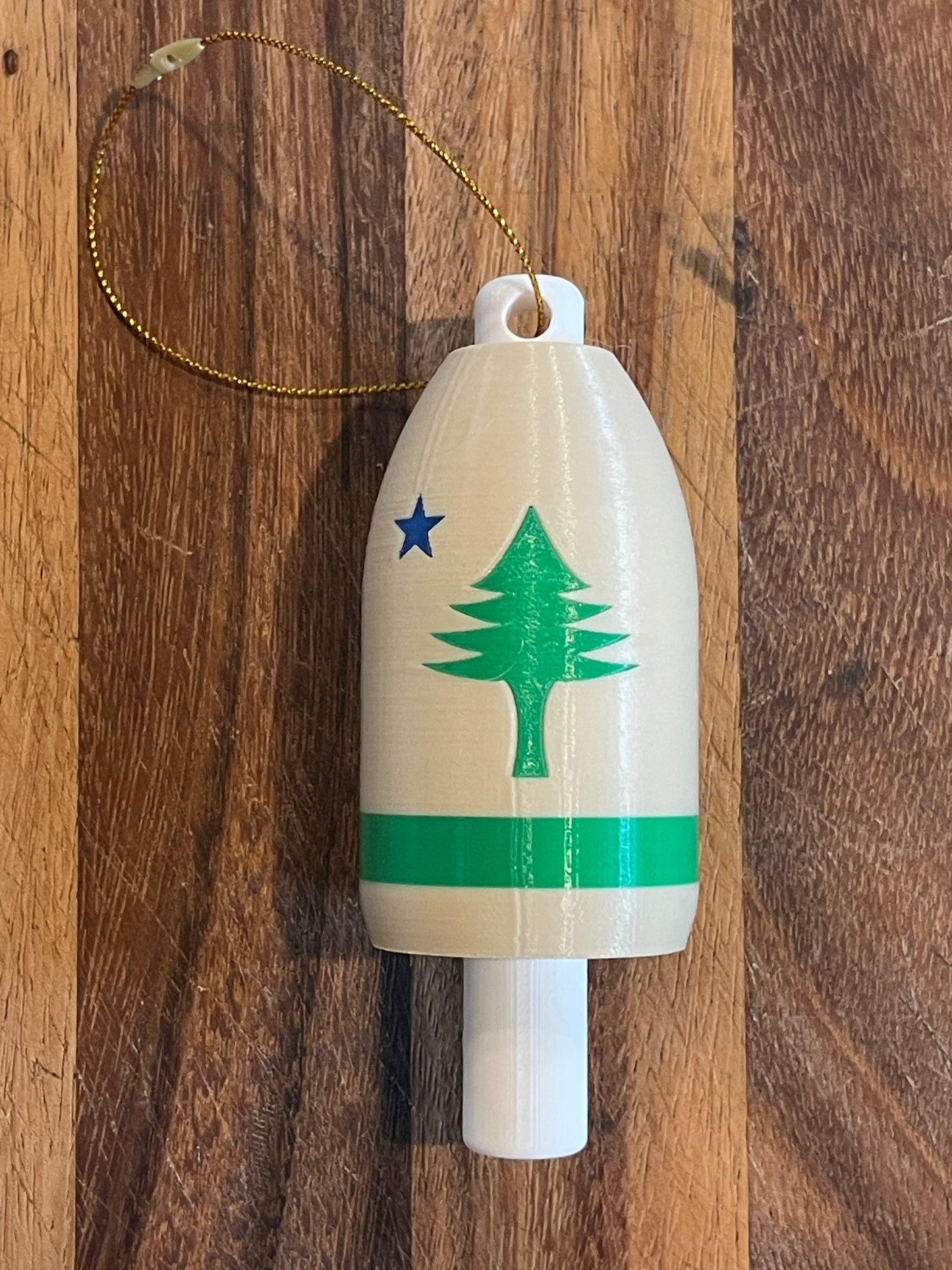 1901 Maine Flag Christmas Ornament