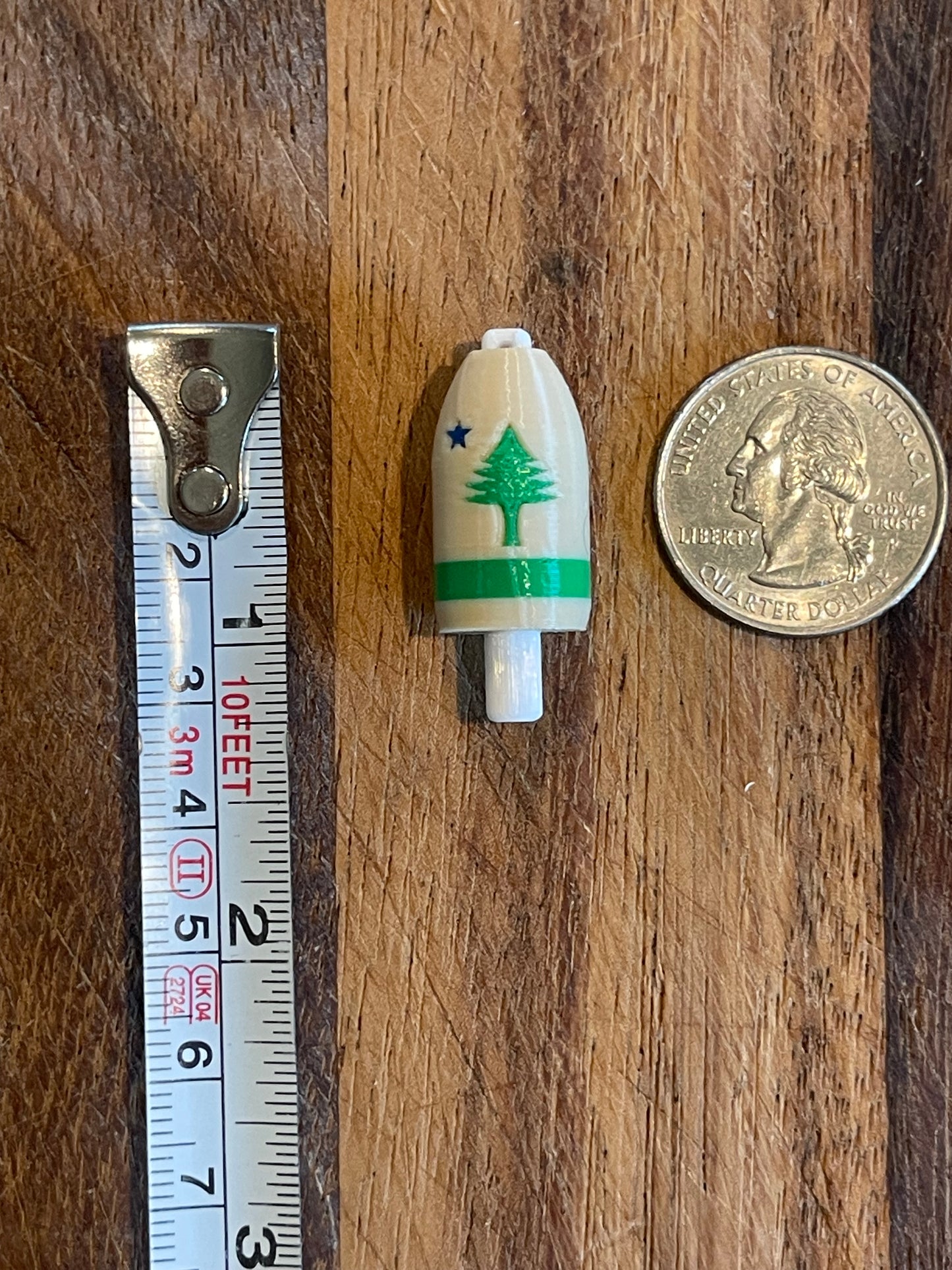 1901 Maine State Flag Buoy Earring (1901)