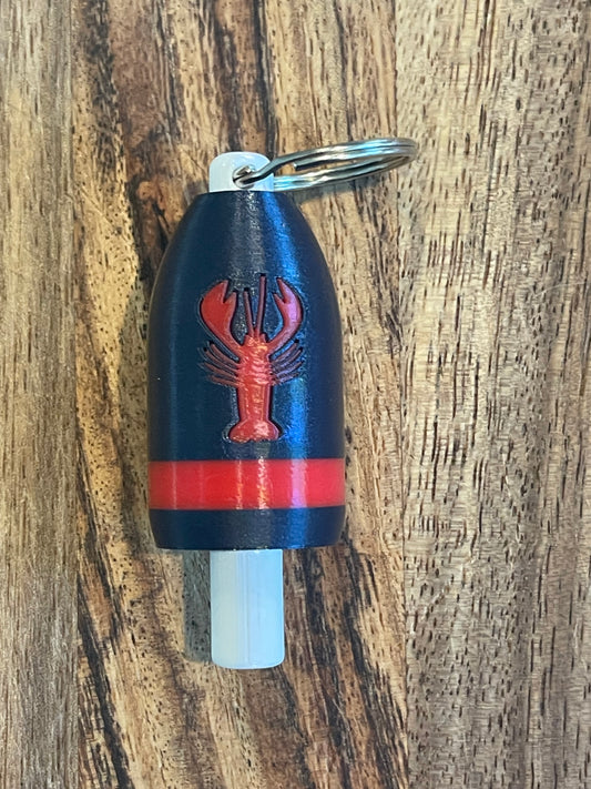 Navy Red Classic Lobster Keychain Buoy (NRL)
