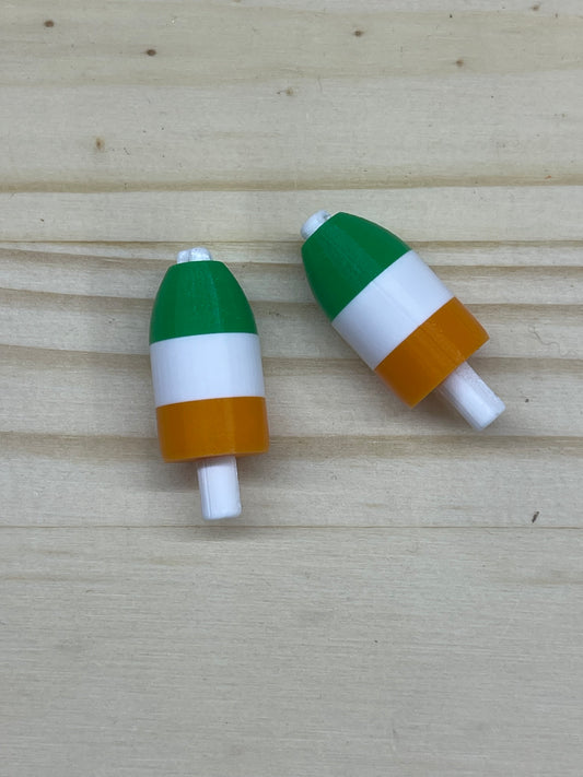 Irish Flag Lobster Buoy Earrings
