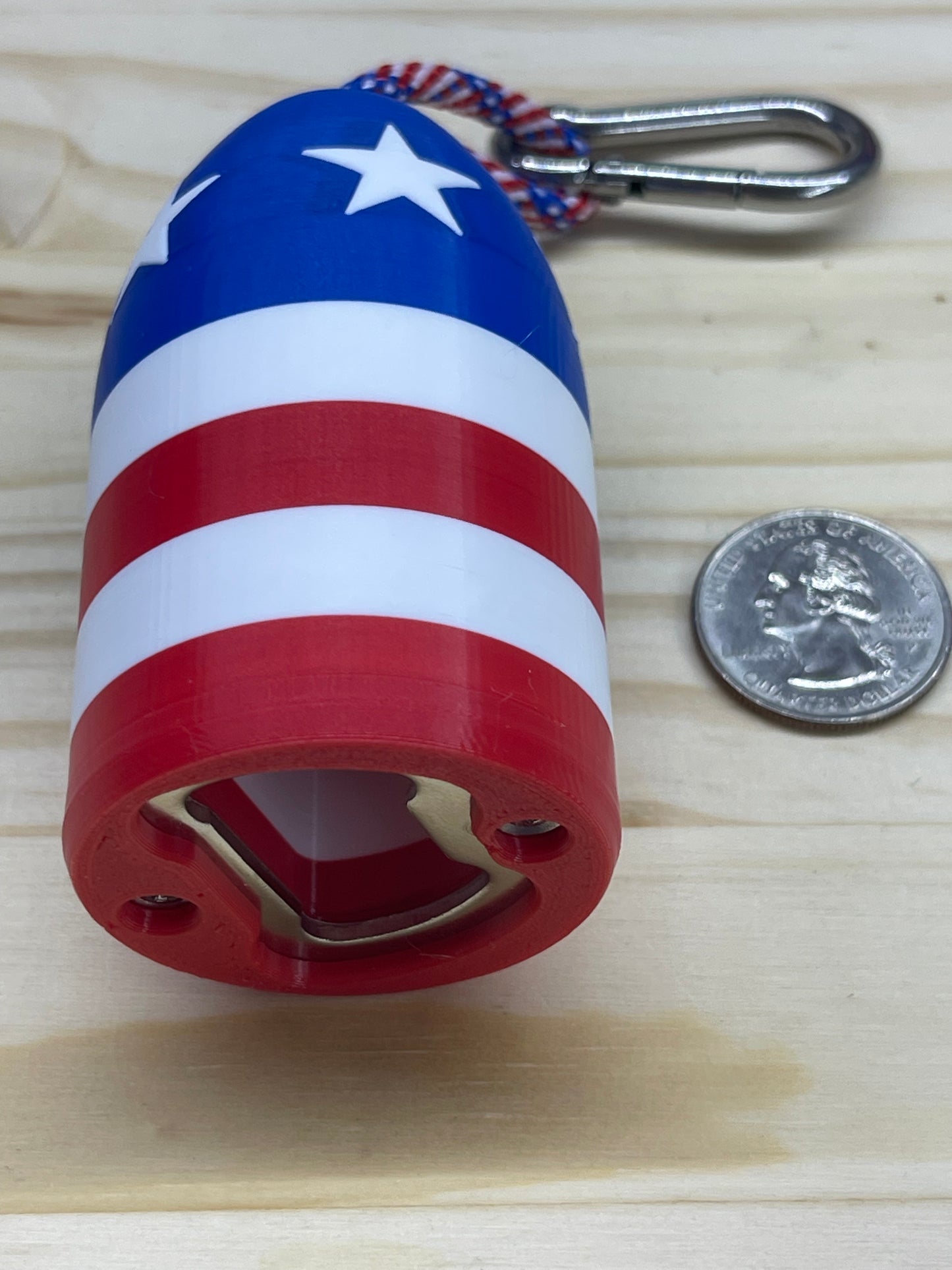 Stars & Stripes Lobster Buoy Bottle Opener