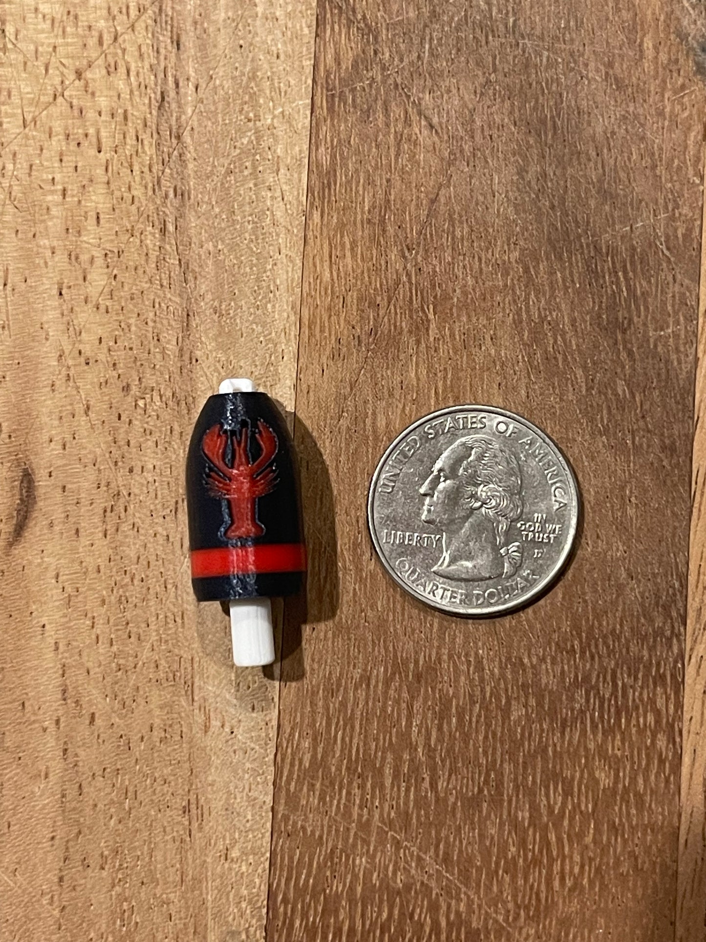 Navy Red Lobster Buoy Earrings (NRL)