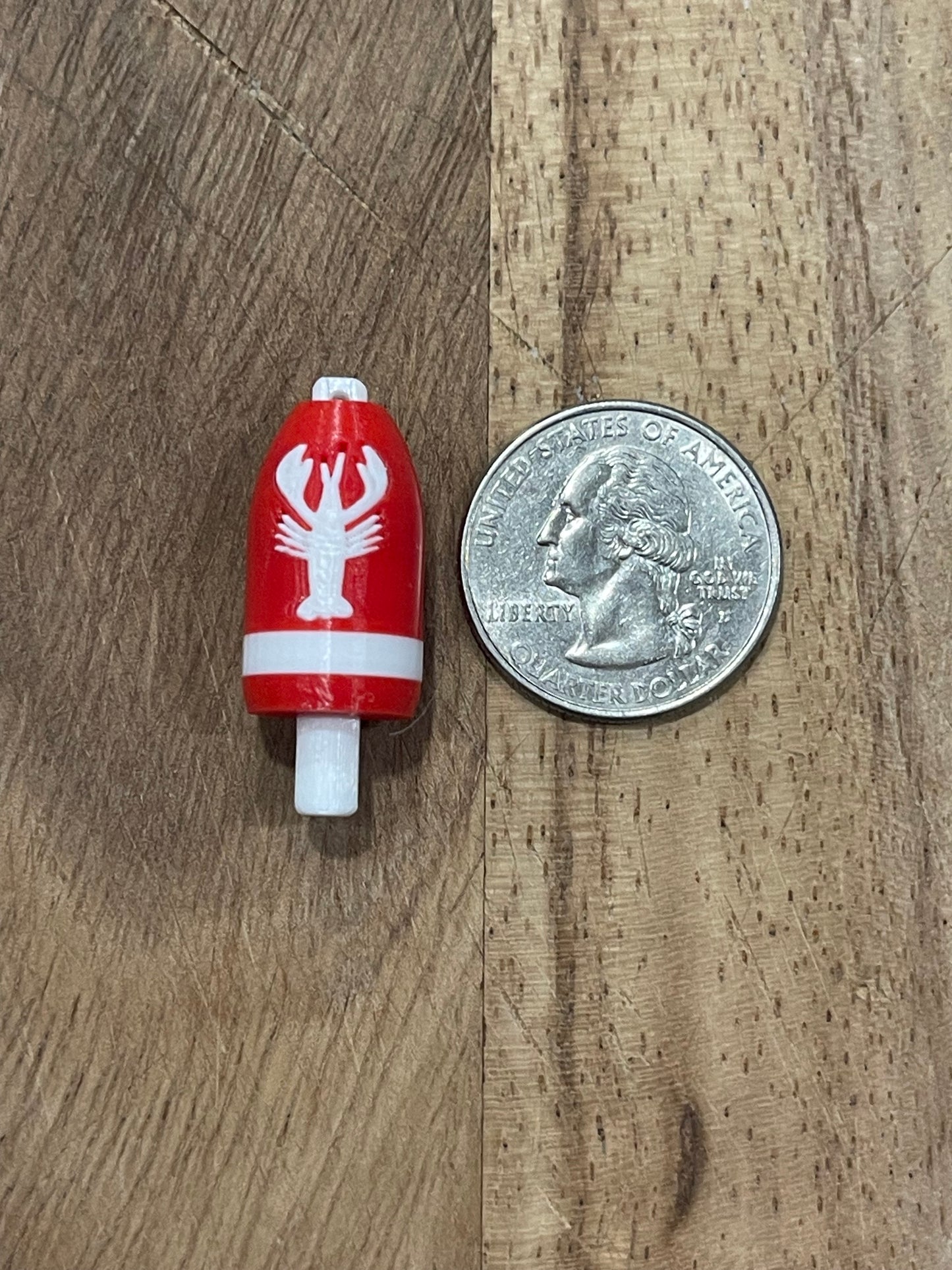 Red White Lobster Buoy Earrings (RWL)