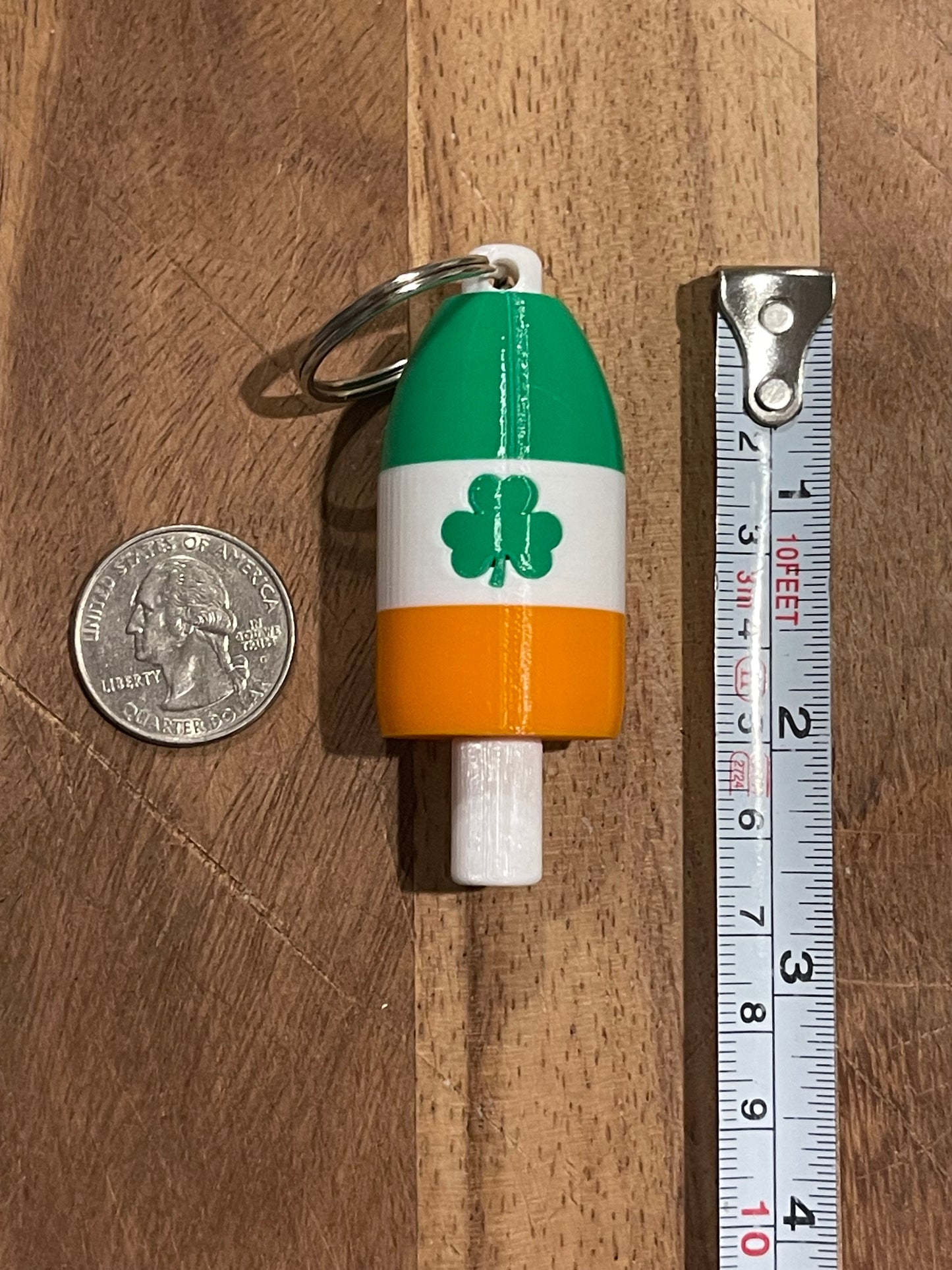 Irish Clover Keychain Buoy