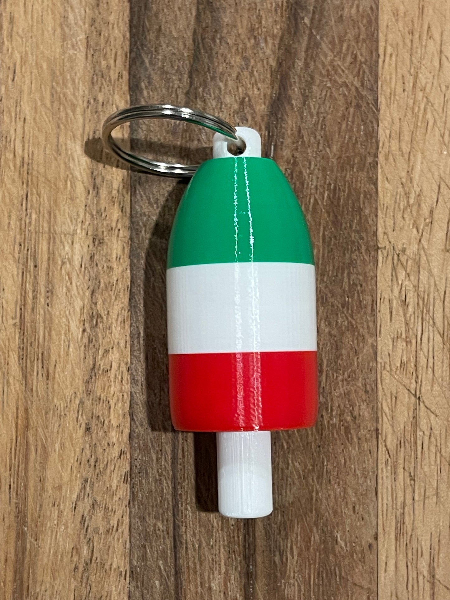 Italian Flag Keychain Buoy