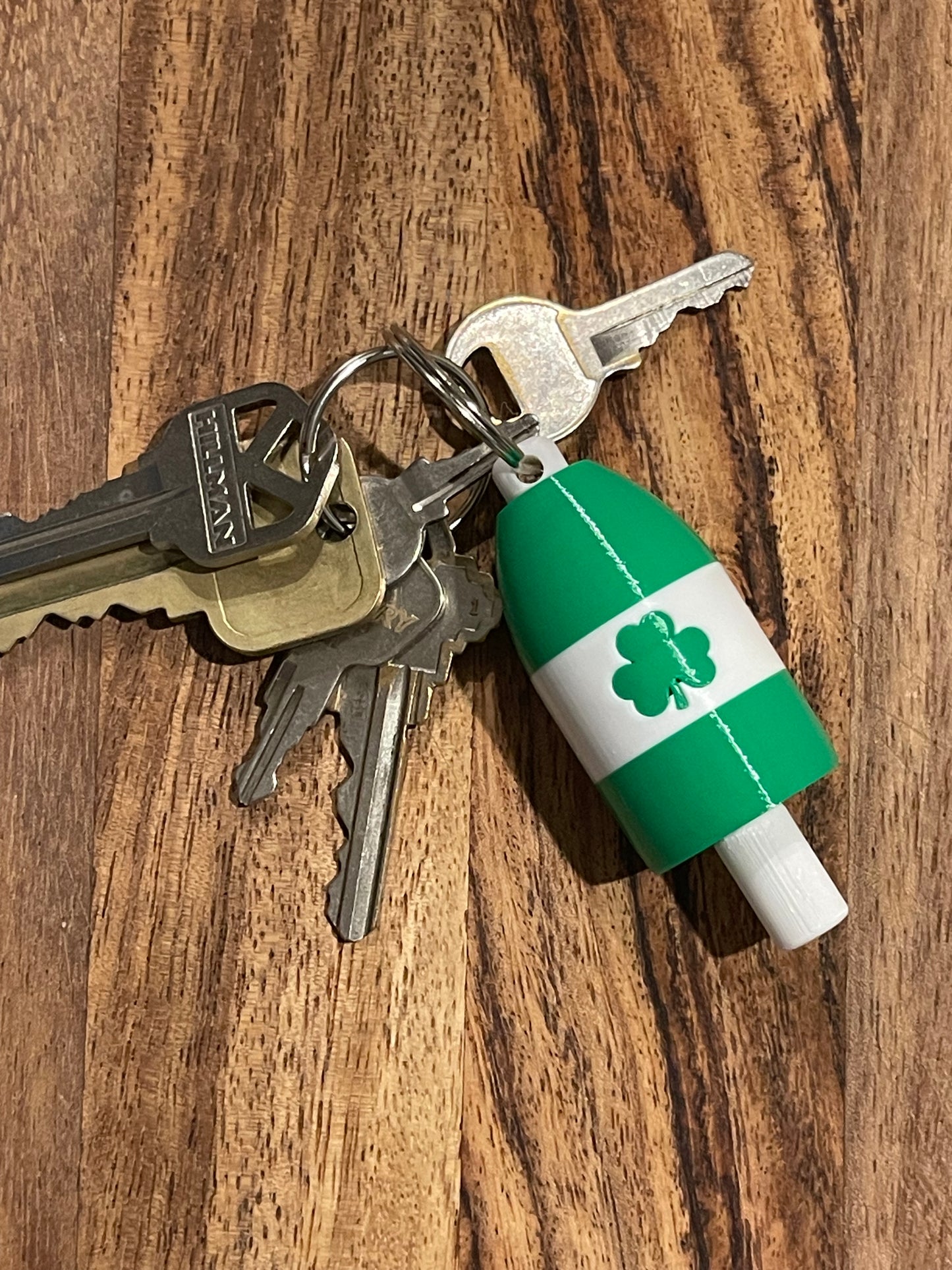 Boston Basketball Keychain Buoy (Green)