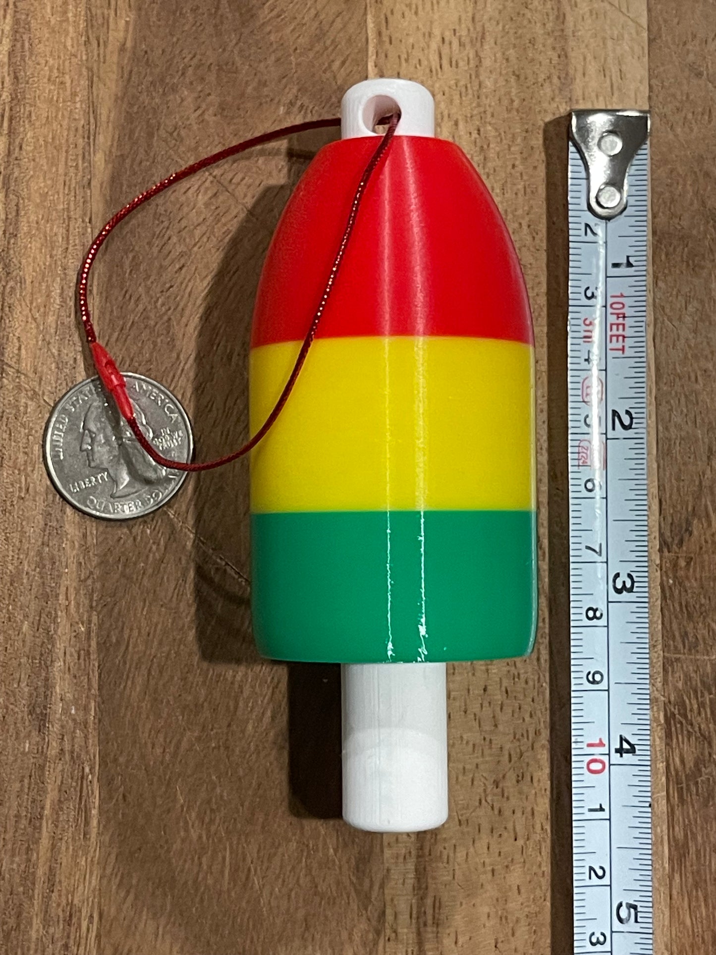 Rasta Buoy Christmas Ornament