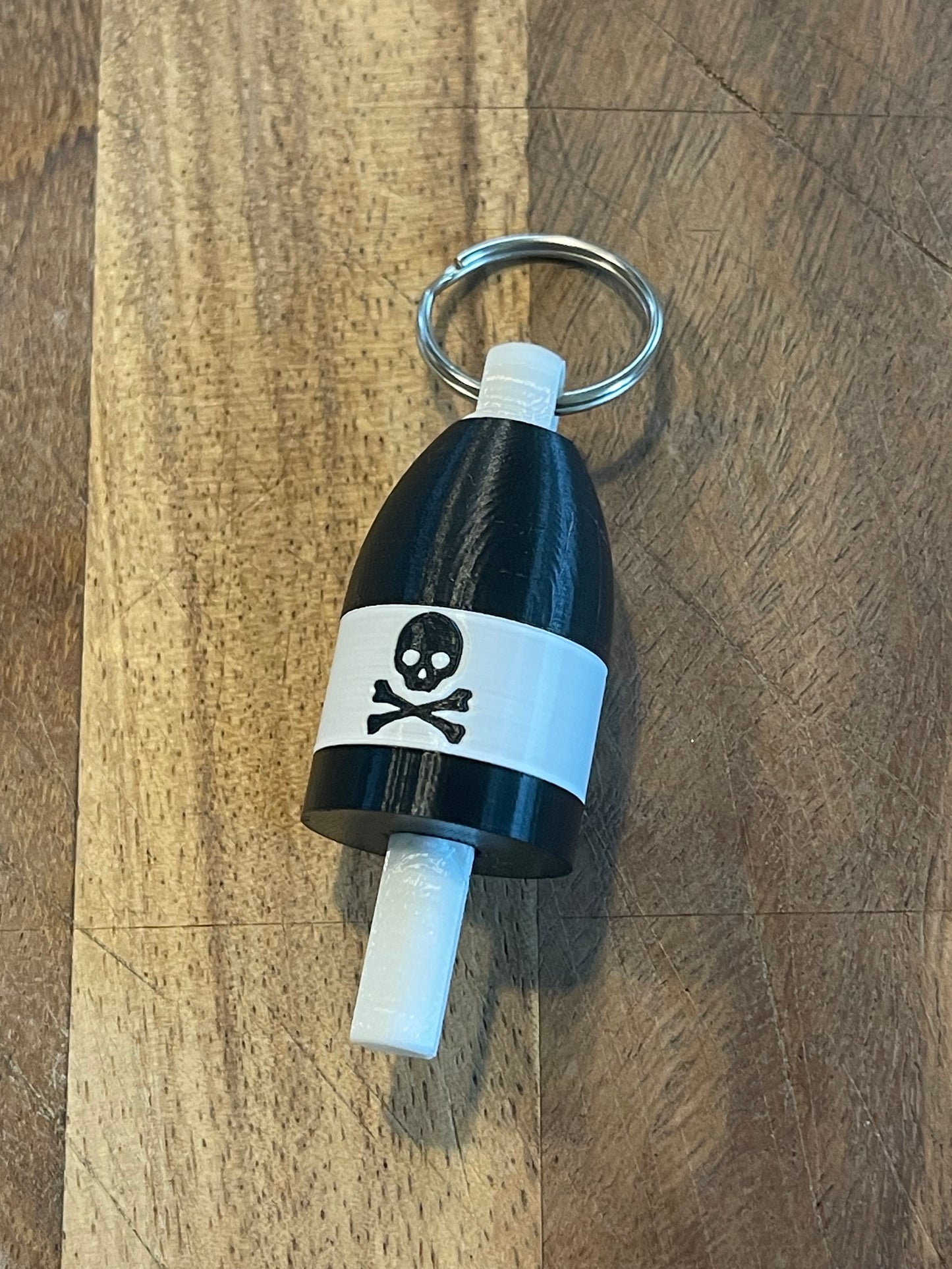 Skull and Crossbones Keychain Buoy