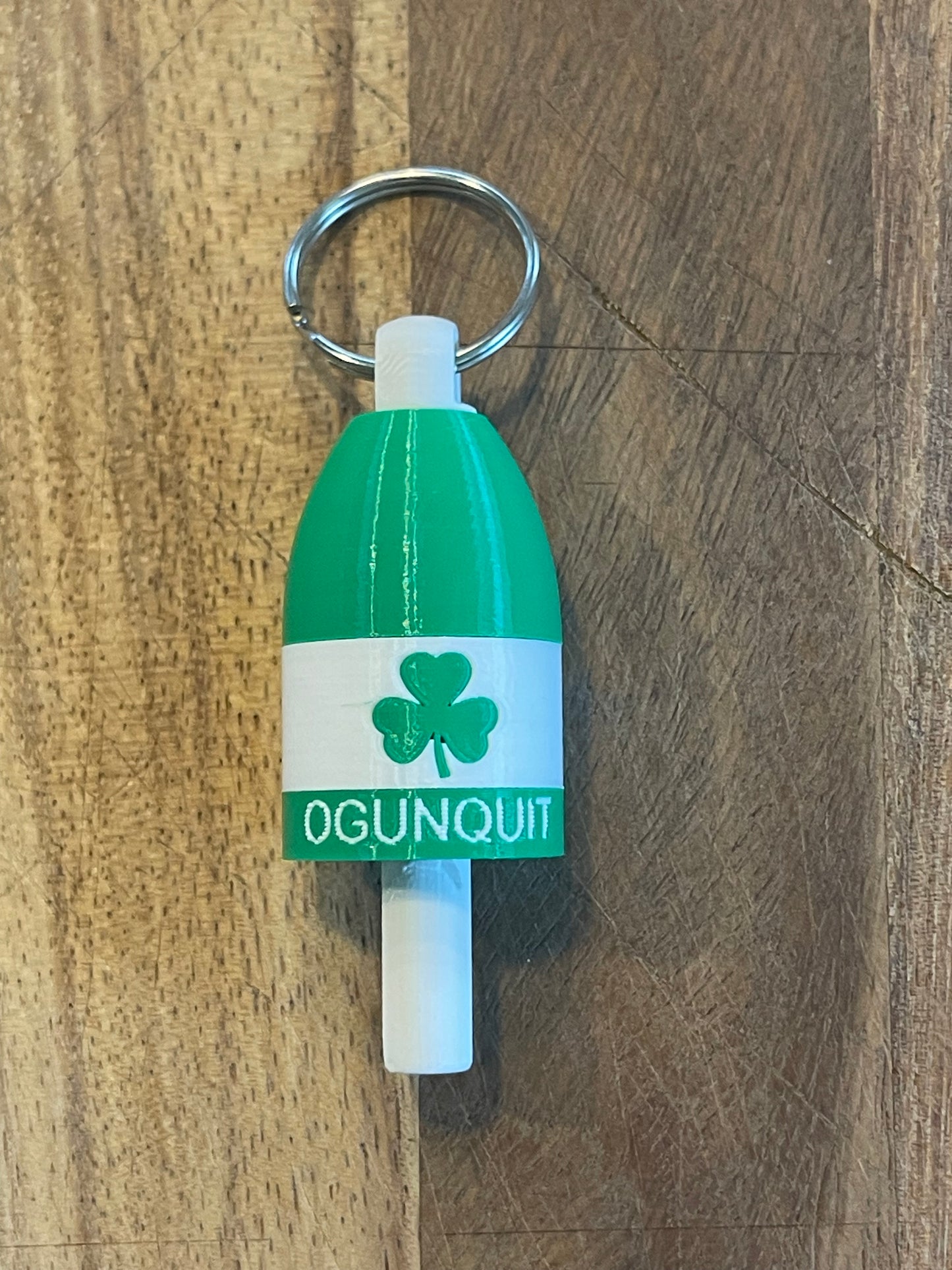 Boston Basketball Keychain Buoy (Green)