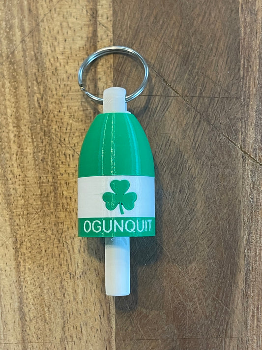 Boston Basketball Keychain Buoy (Green)