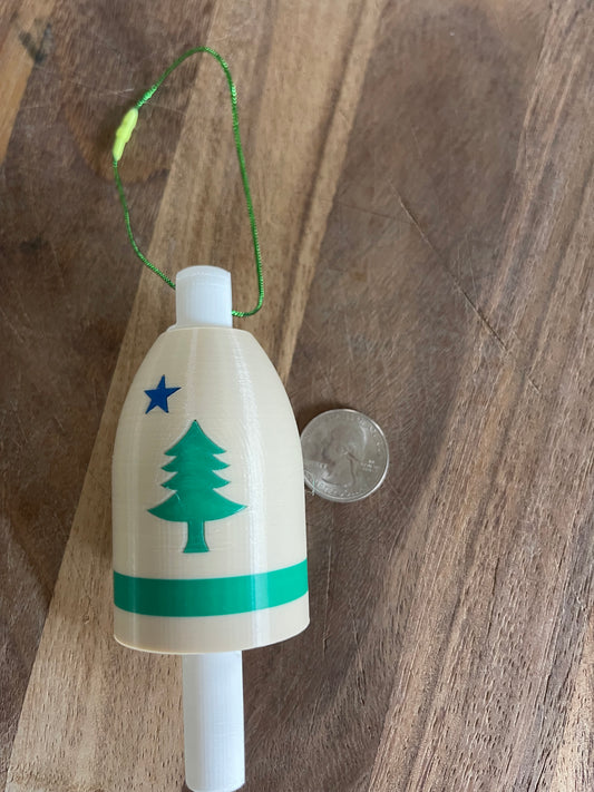 1901 Maine Flag Christmas Ornament