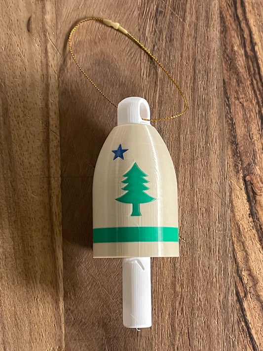 1901 Maine Flag Christmas Ornament
