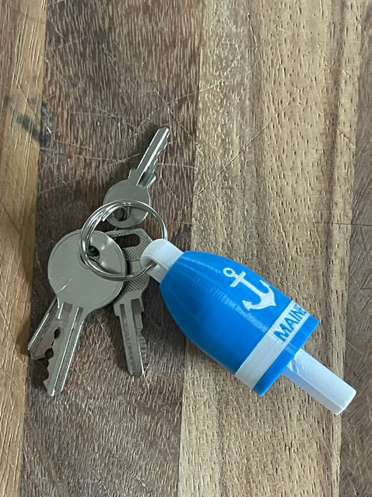 Anchor Maine Keychain Buoy