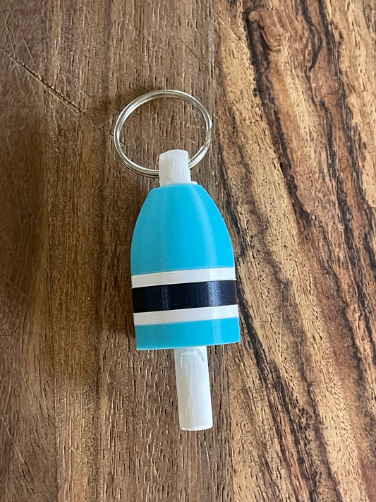 UMaine themed Keychain Buoy (Light Blue)