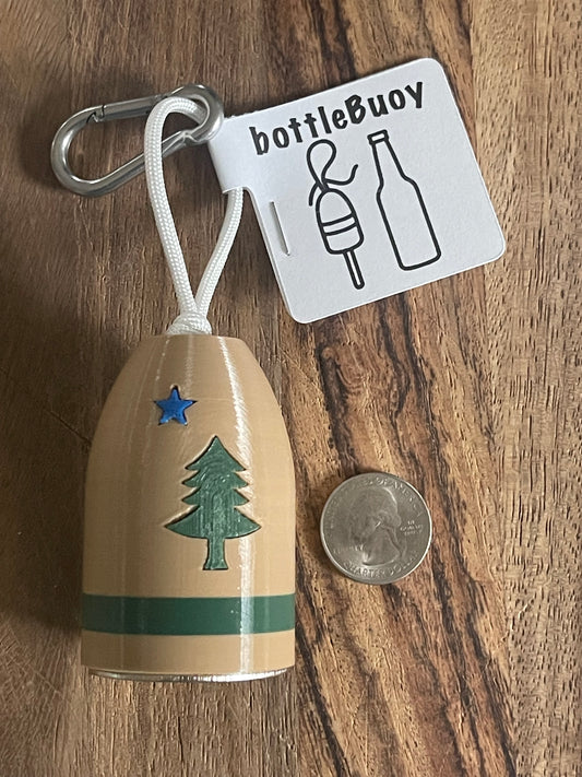 1901 Maine Flag bottleBuoy Bottle Opener