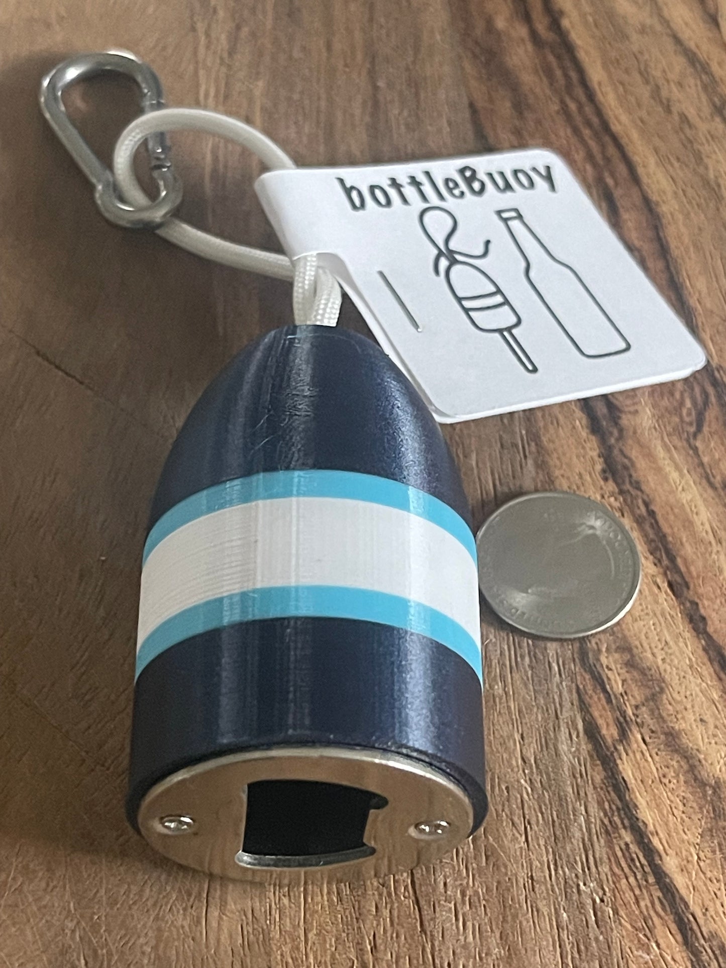 UMaine themed bottleBuoy Bottle Opener
