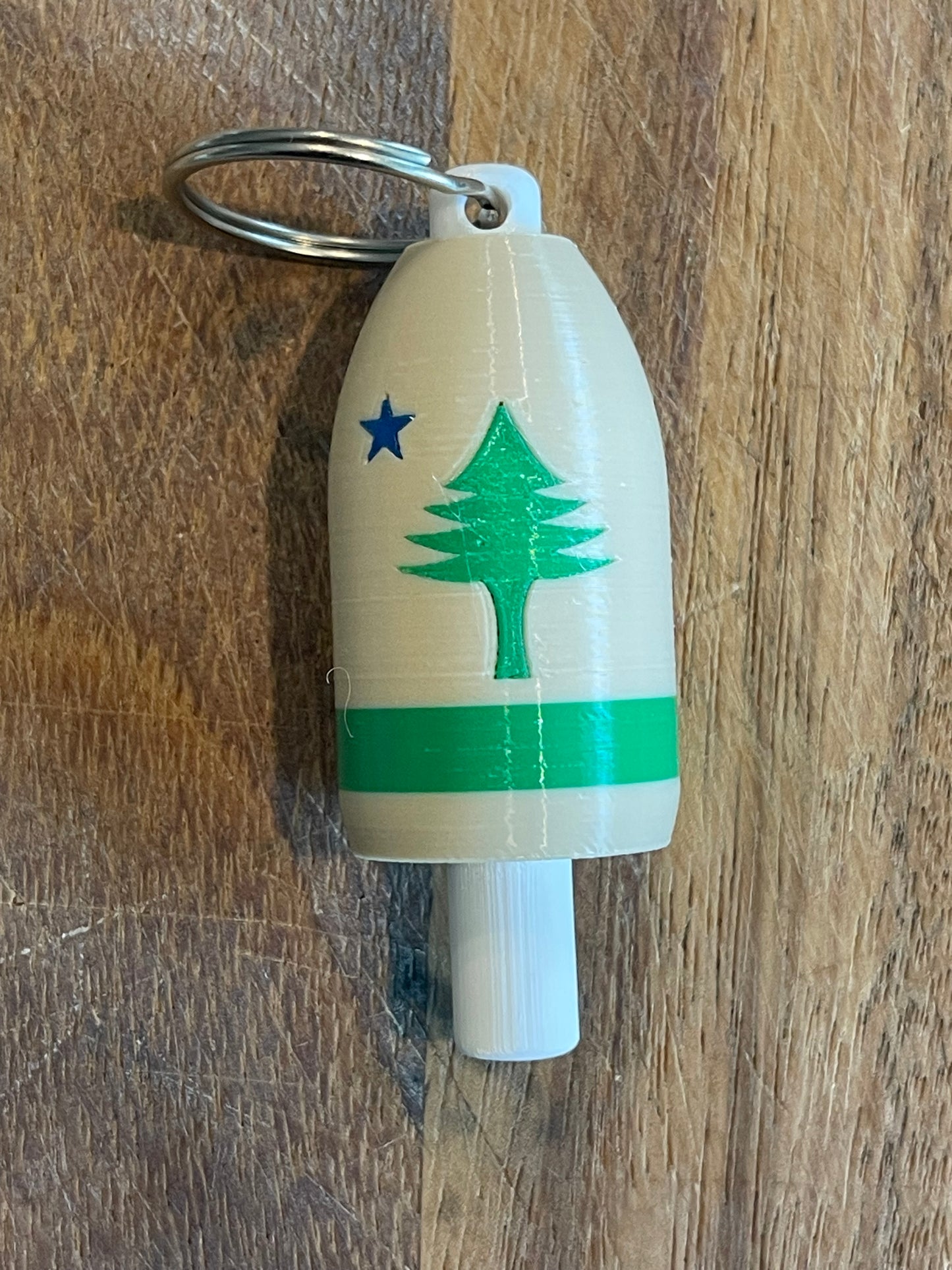1901 Maine State Flag Keychain Buoy (1901)
