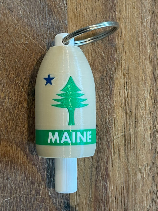 1901 Maine State Flag Keychain Buoy (1901)