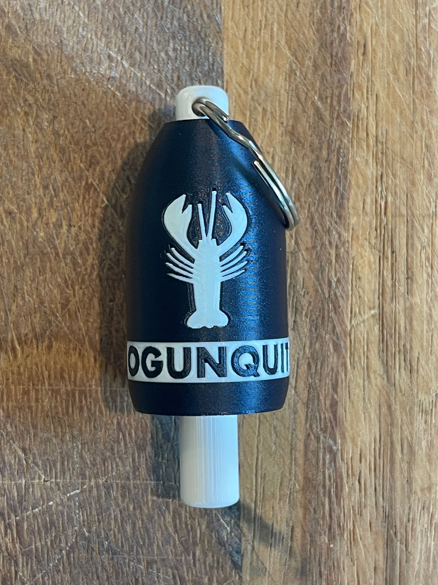Navy White Classic Lobster Keychain Buoy (NWL)