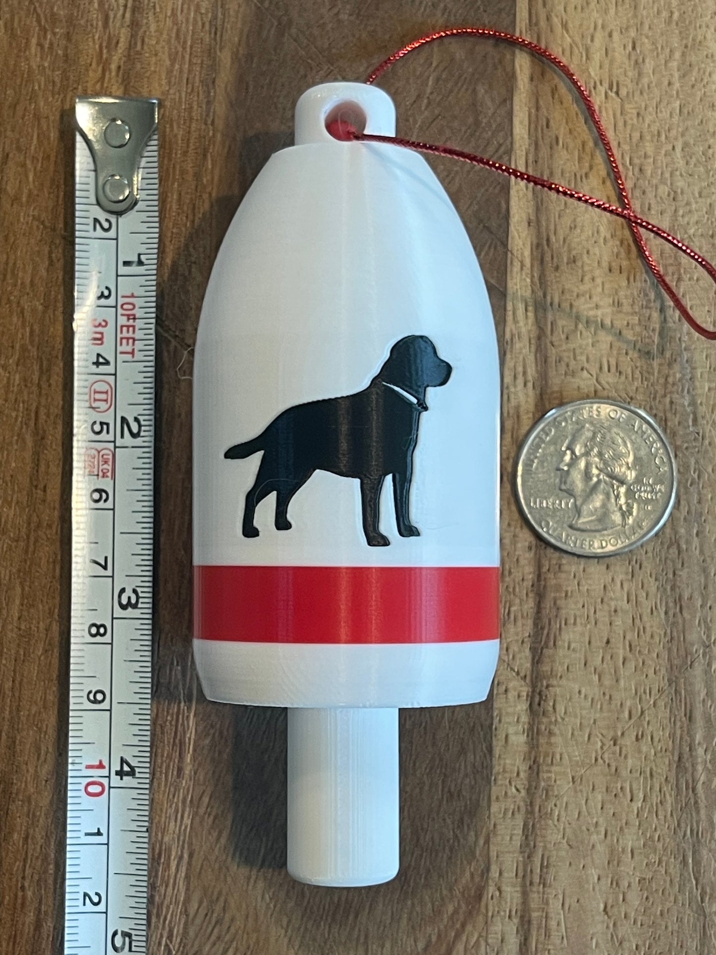 Loyal Black Dog Lobster Buoy Ornament (BRBL)