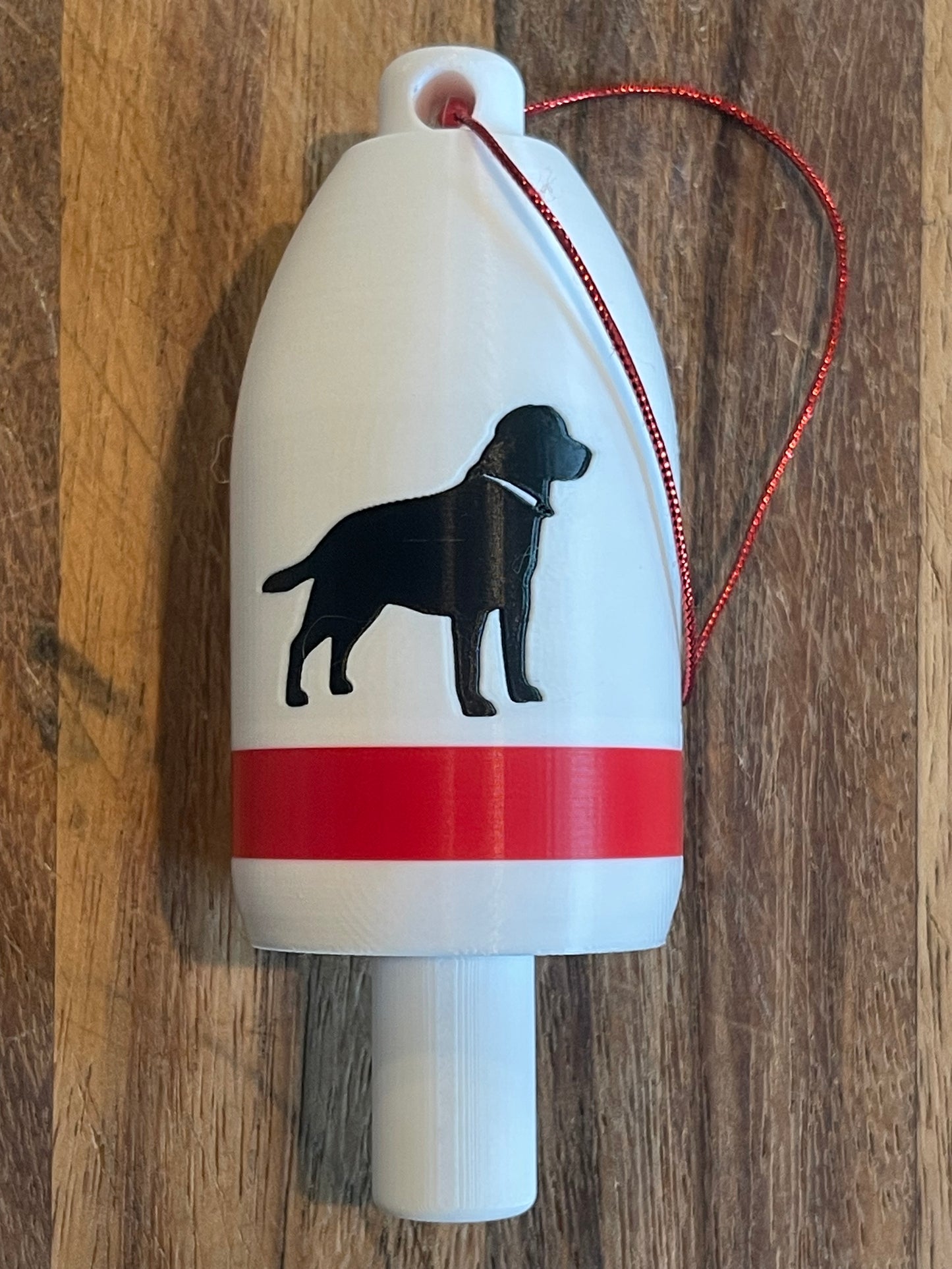 Loyal Black Dog Lobster Buoy Ornament (BRBL)