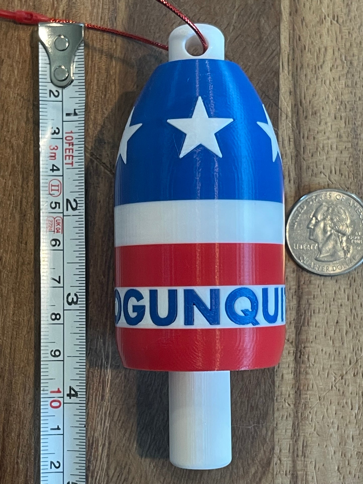 Stars & Stripes Lobster Buoy Christmas Ornament (S&S)