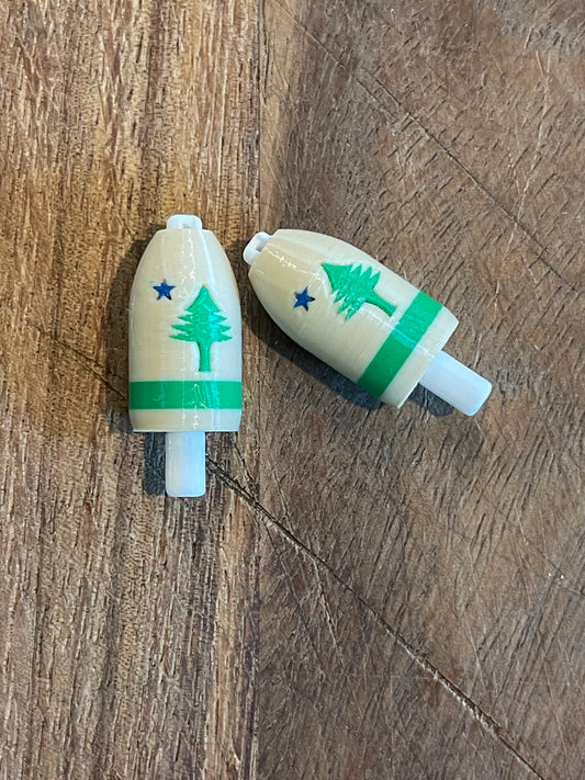1901 Maine State Flag Buoy Earring (1901)