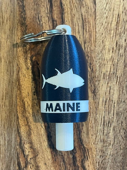 Navy White Tuna Fish Keychain Buoy (NWTF)