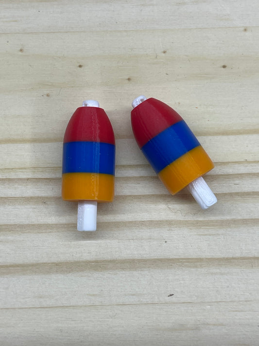 Armenian Flag Lobster Buoy Earrings