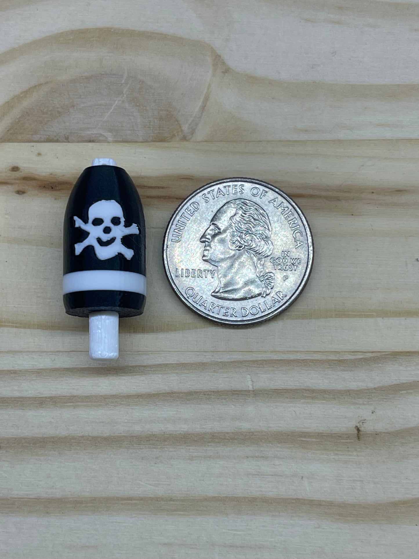 Skull and Crossbones Lobster Buoy Earrings (BWSCB)