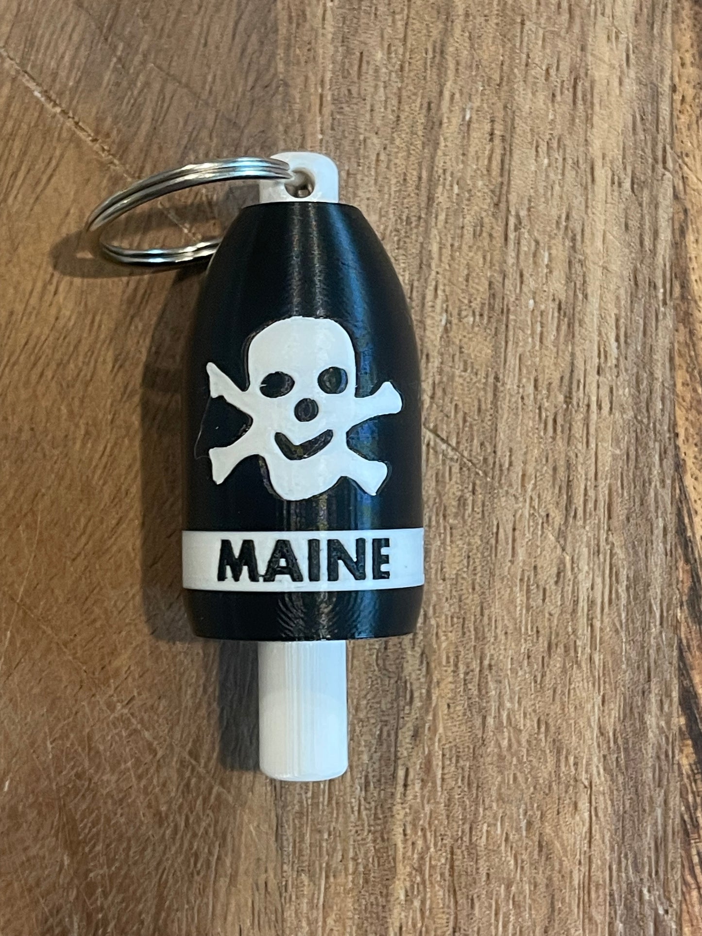 Skull and Crossbones Keychain Buoy (BWSCB)