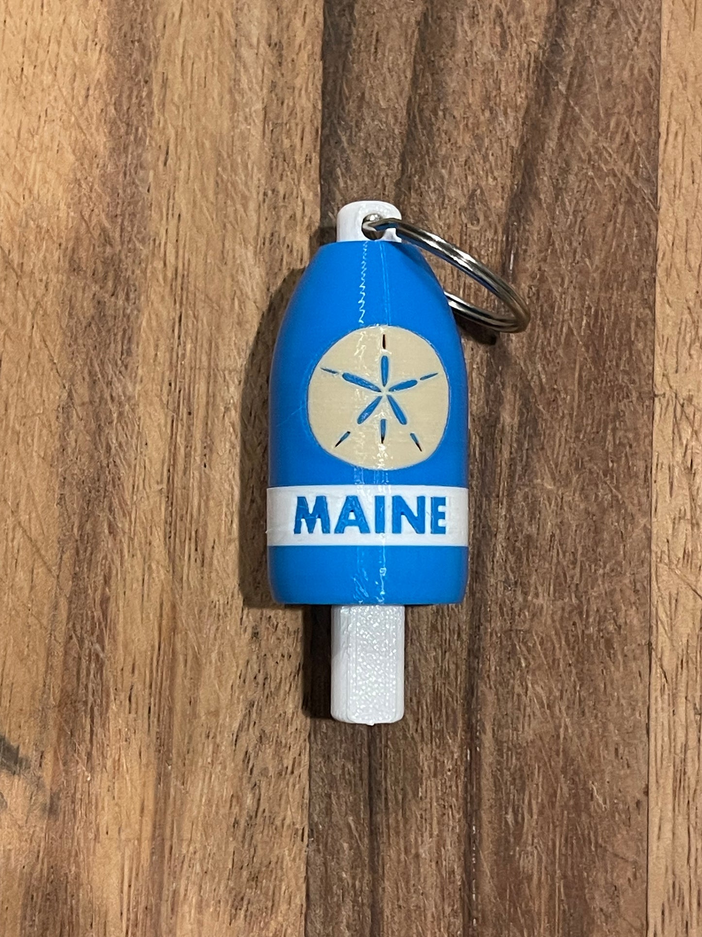 Sand Dollar Keychain Buoy