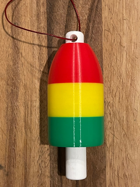 Rasta Buoy Christmas Ornament