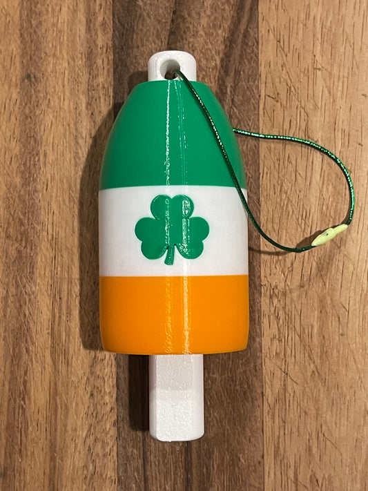 Irish Clover Buoy Christmas Ornament