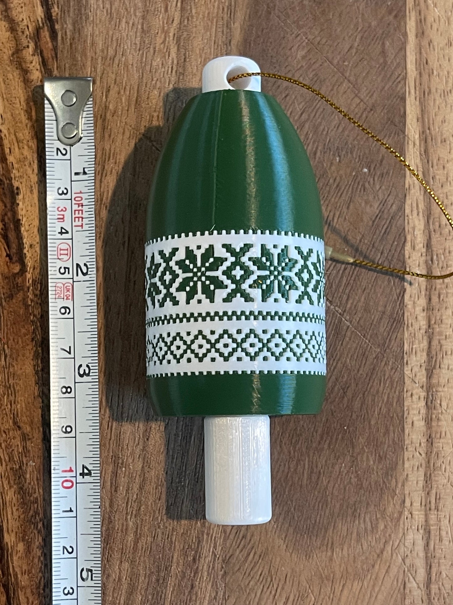 4-Pack Lobster Buoy Christmas Ornament Fair Isle Design