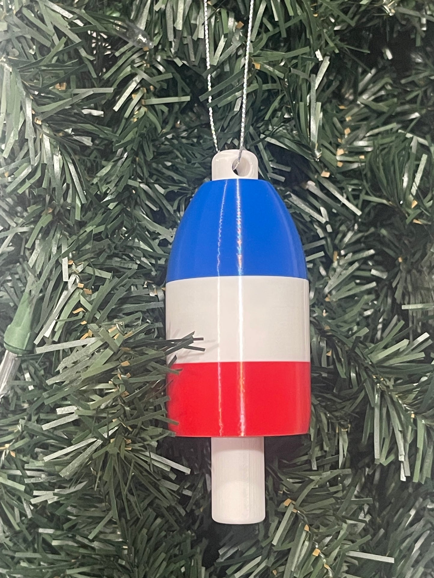 French Flag Buoy Christmas Ornament