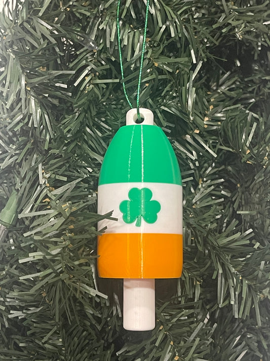 Irish Clover Buoy Christmas Ornament